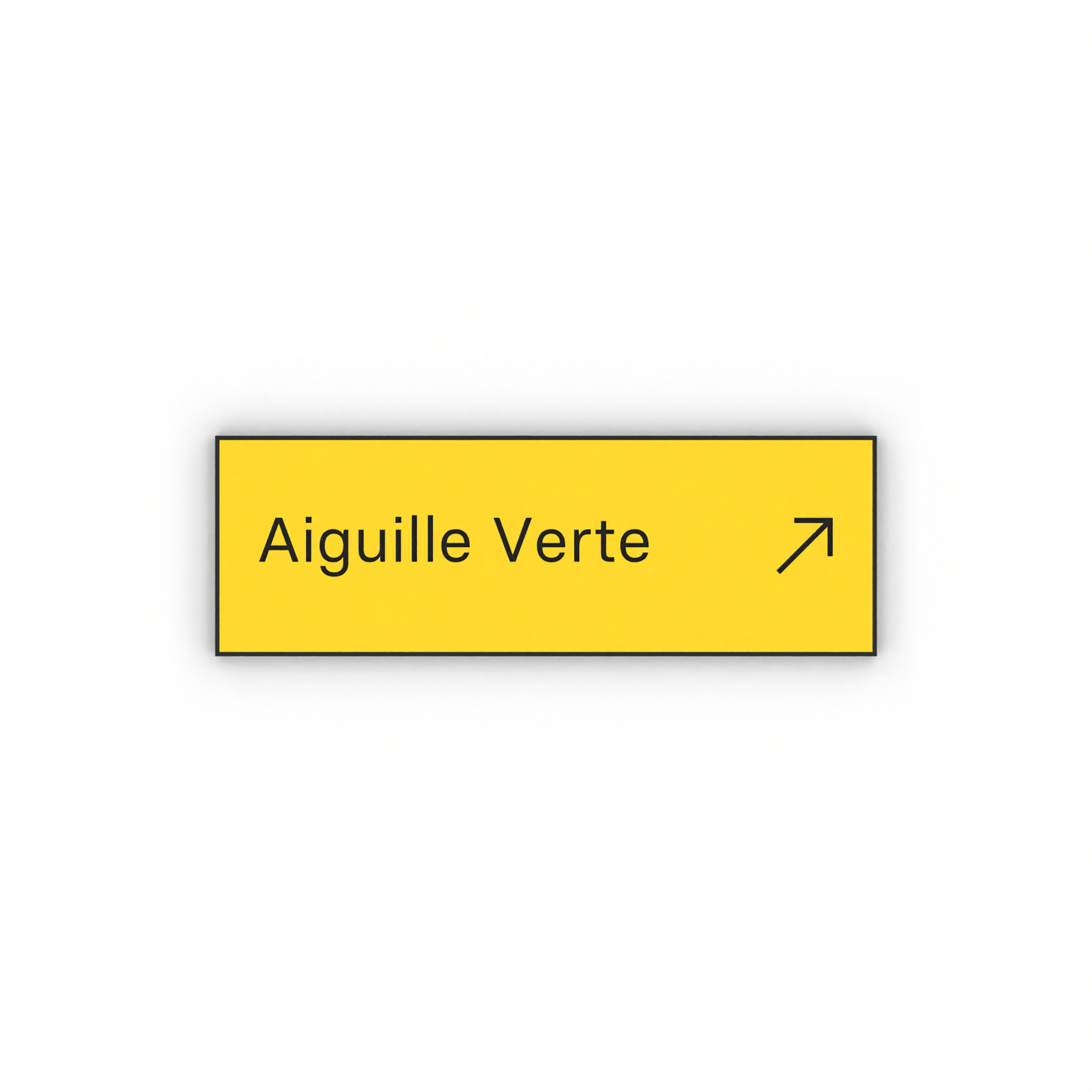 Aiguille Verte Mon panneau de rando
