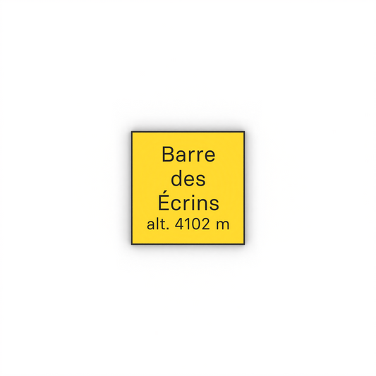 Barre des Écrins Mon panneau de rando