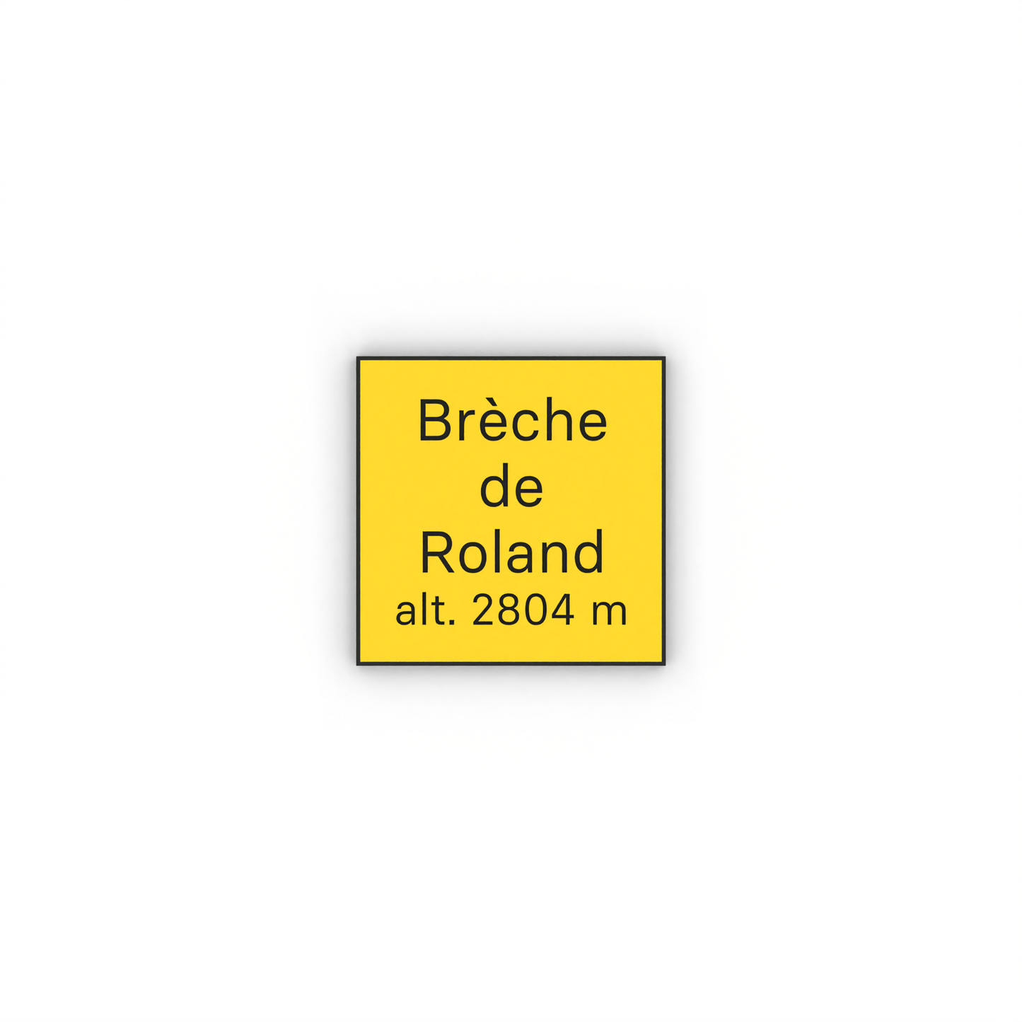 Brèche de Roland Mon panneau de rando
