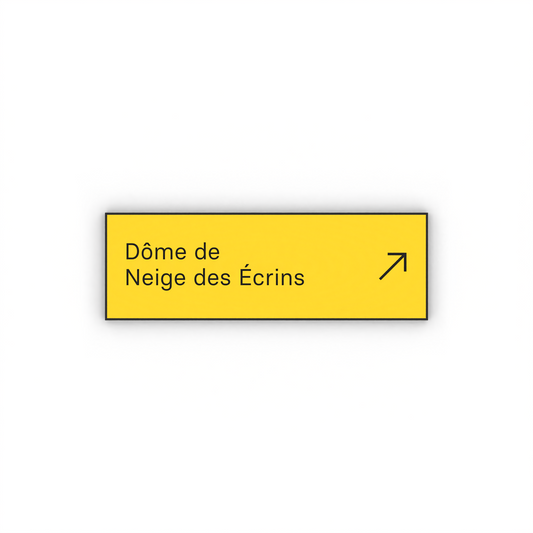 Dôme de Neige des Écrins Mon panneau de rando