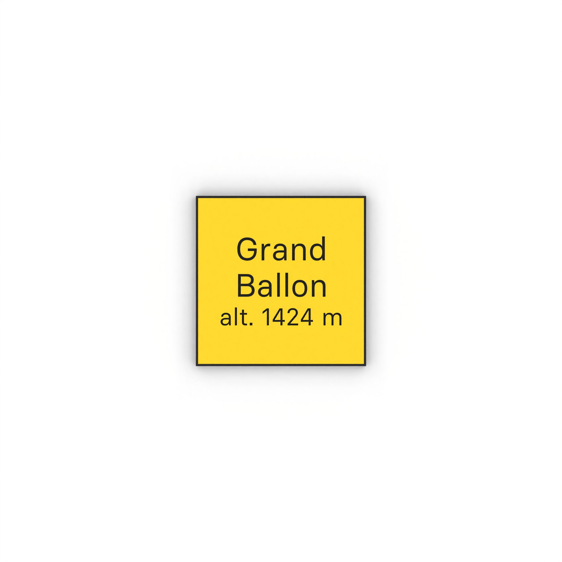 Grand Ballon Mon panneau de rando