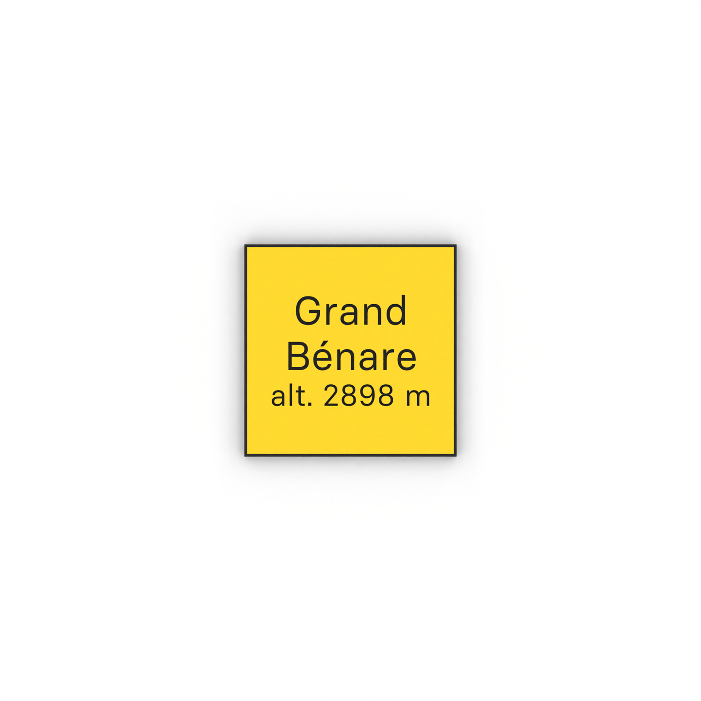Grand Bénare Mon panneau de rando