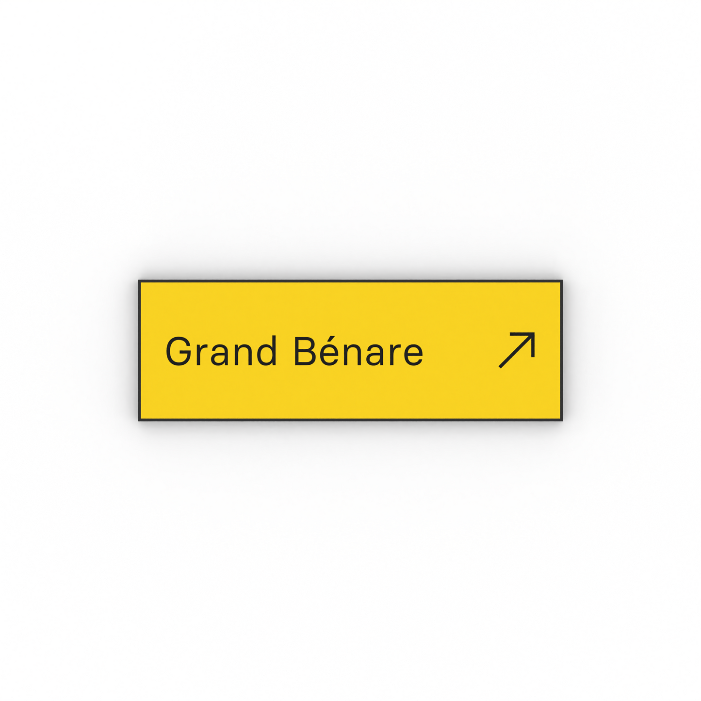 Grand Bénare Mon panneau de rando