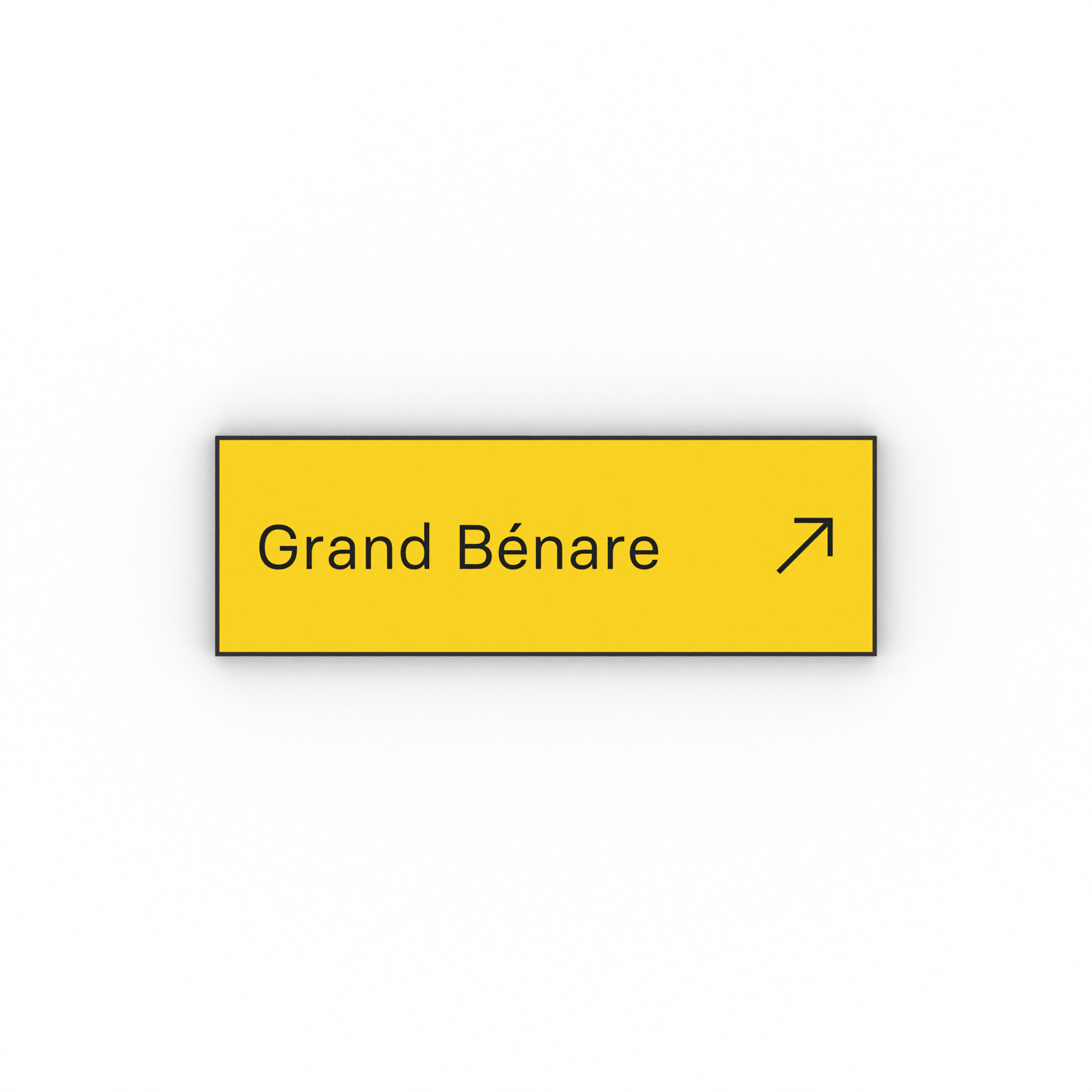 Grand Bénare Mon panneau de rando