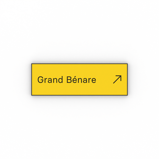 Grand Bénare Mon panneau de rando