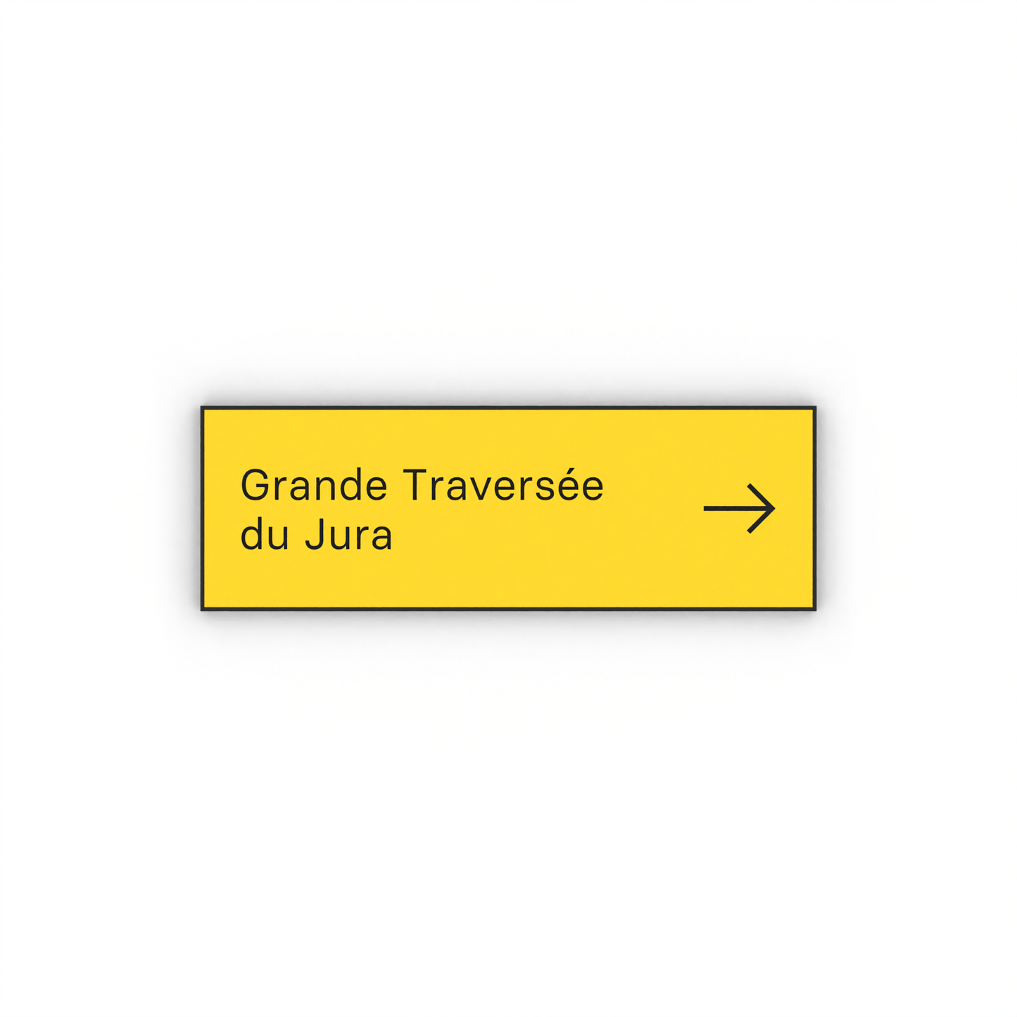 Grande Traversée du Jura Mon panneau de rando