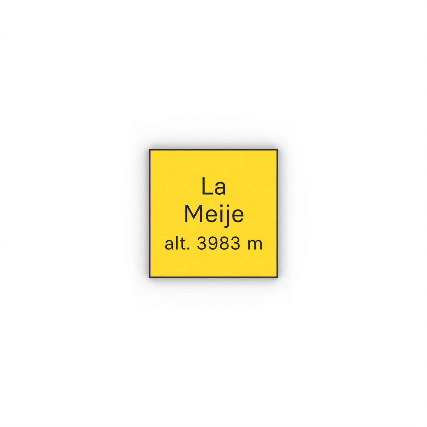 La Meije Mon panneau de rando