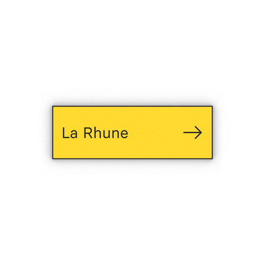 La Rhune Mon panneau de rando
