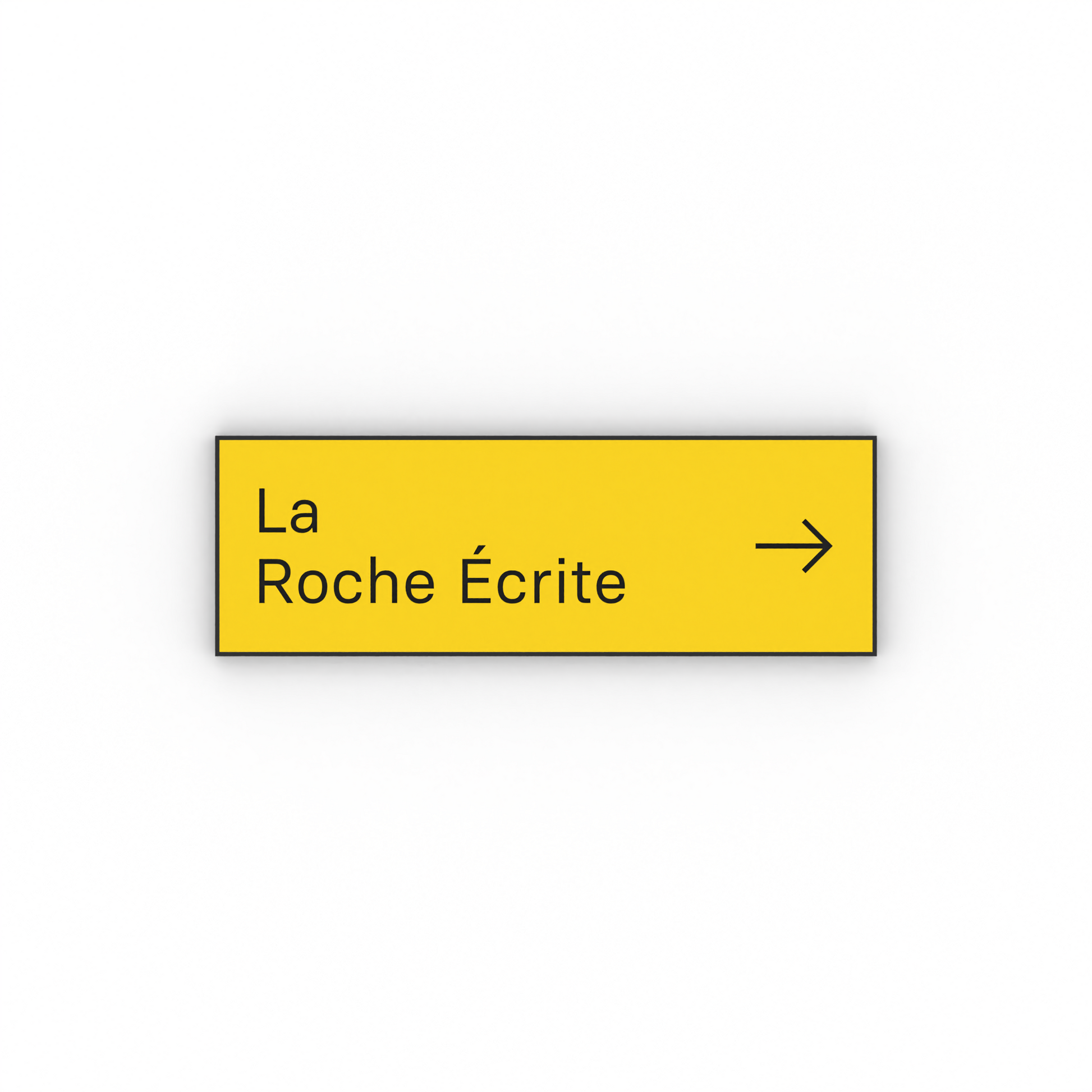 La Roche Écrite Mon panneau de rando