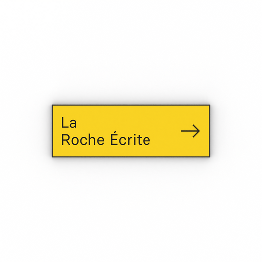 La Roche Écrite Mon panneau de rando