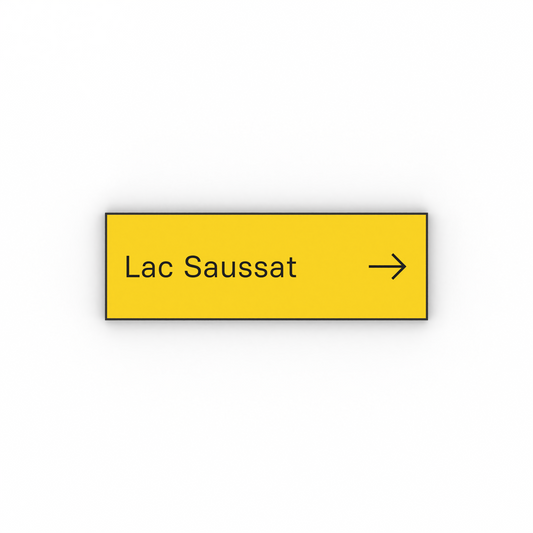 Lac Saussat Mon panneau de rando