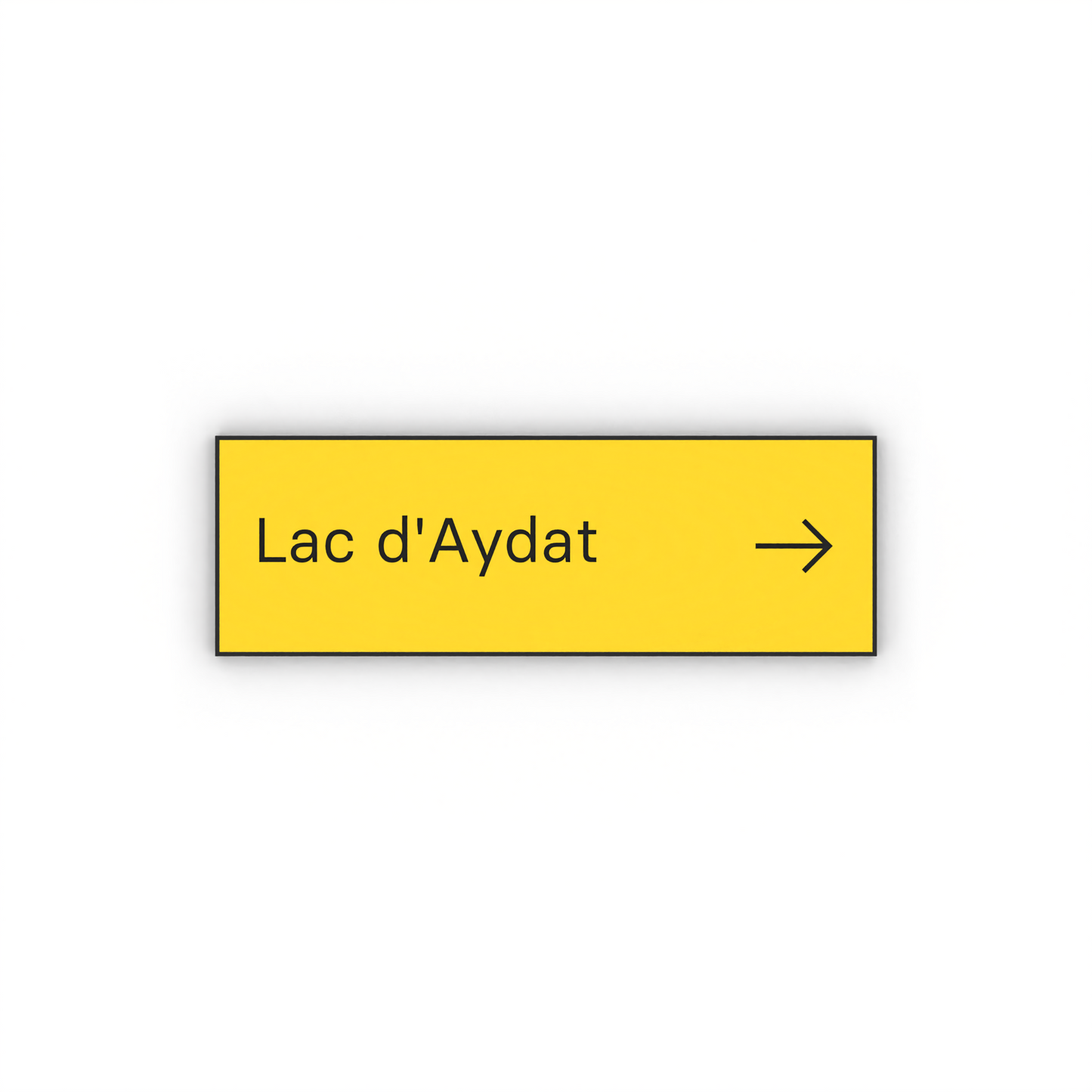 Lac d'Aydat Mon panneau de rando