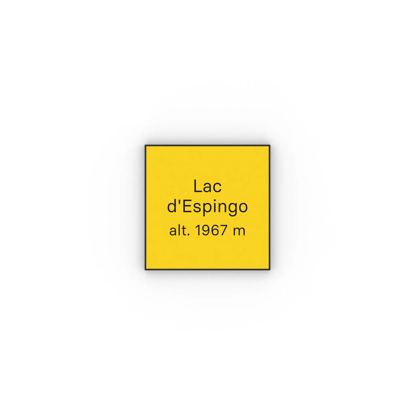 Lac d'Espingo Mon panneau de rando