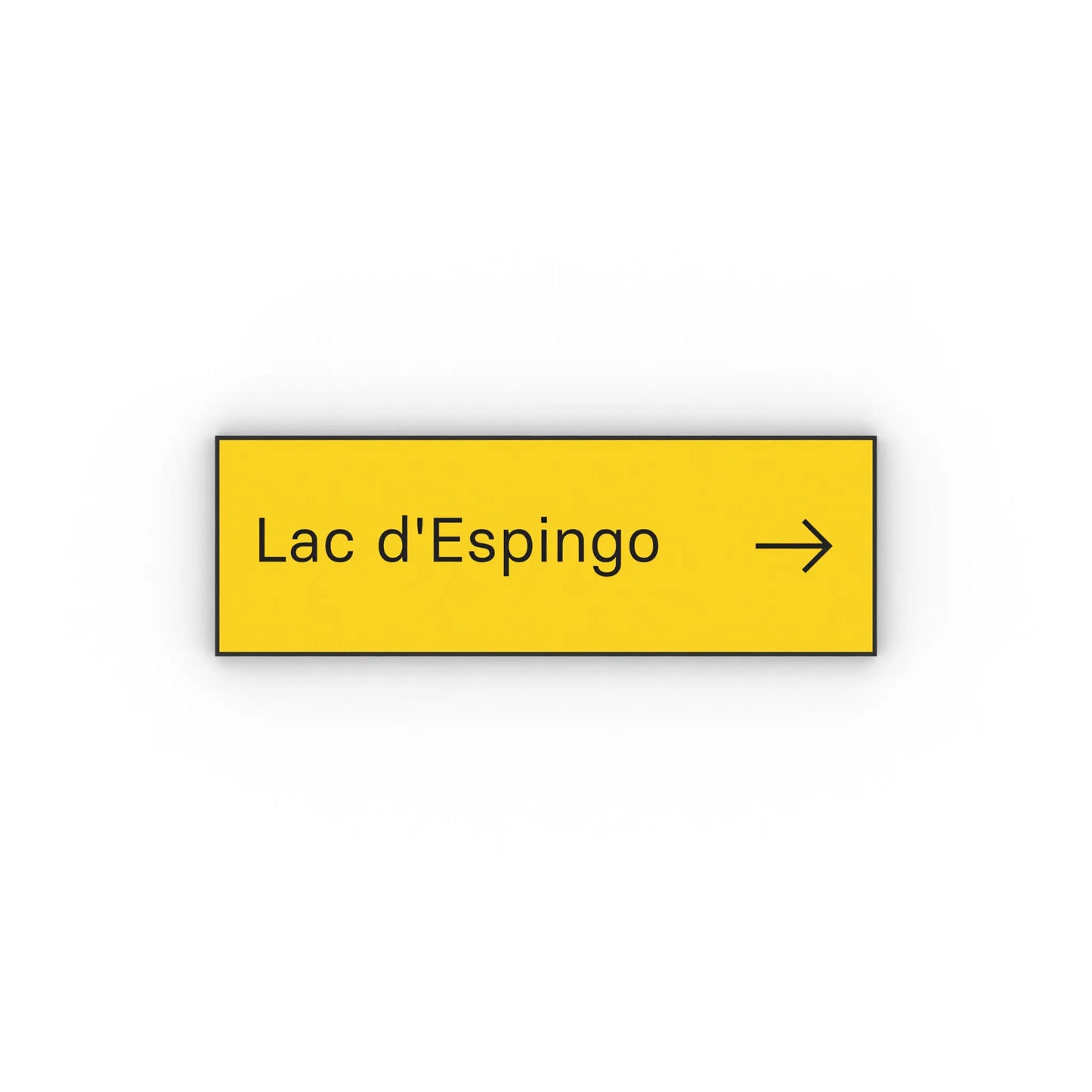Lac d'Espingo Mon panneau de rando