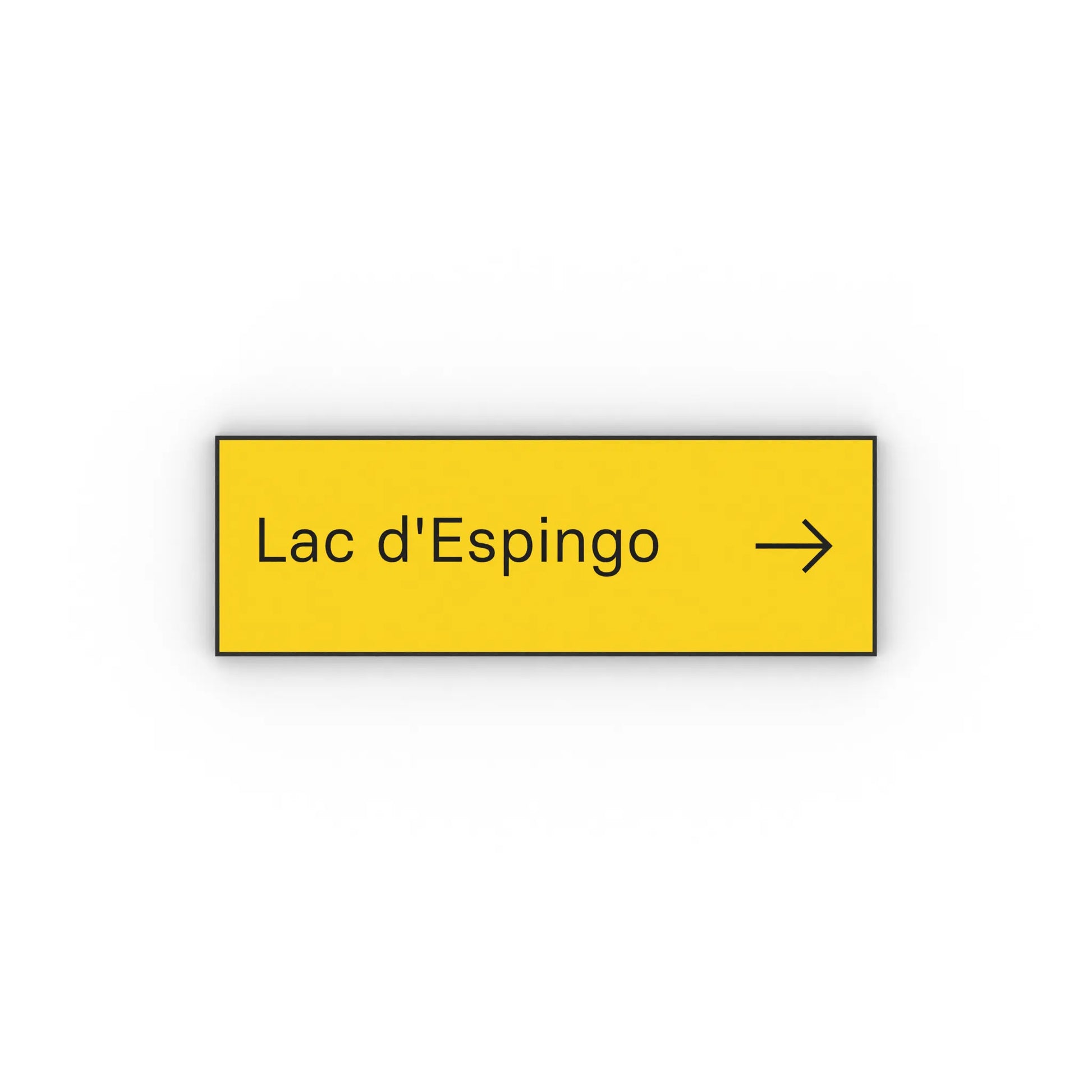 Lac d'Espingo Mon panneau de rando