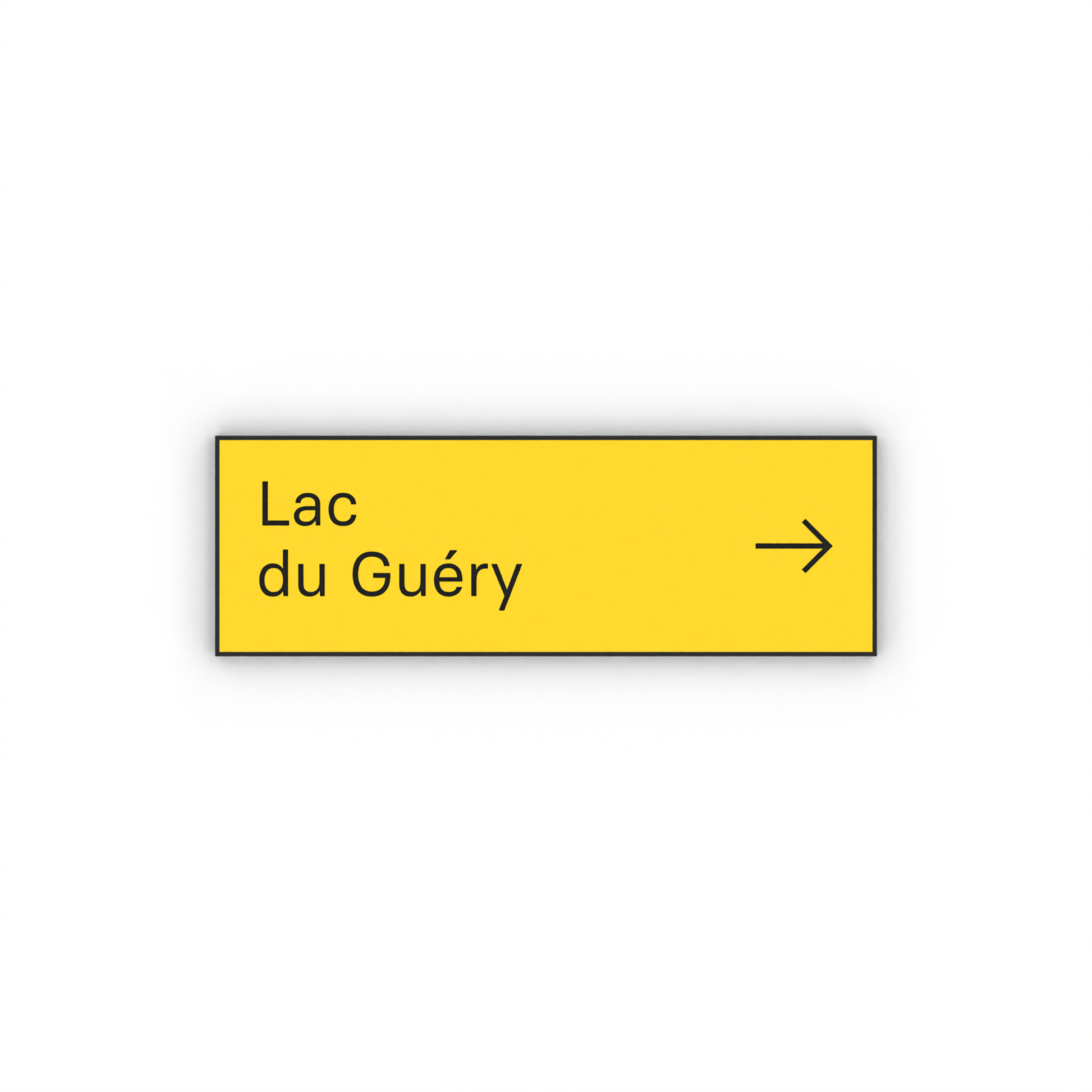 Lac du Guéry Mon panneau de rando