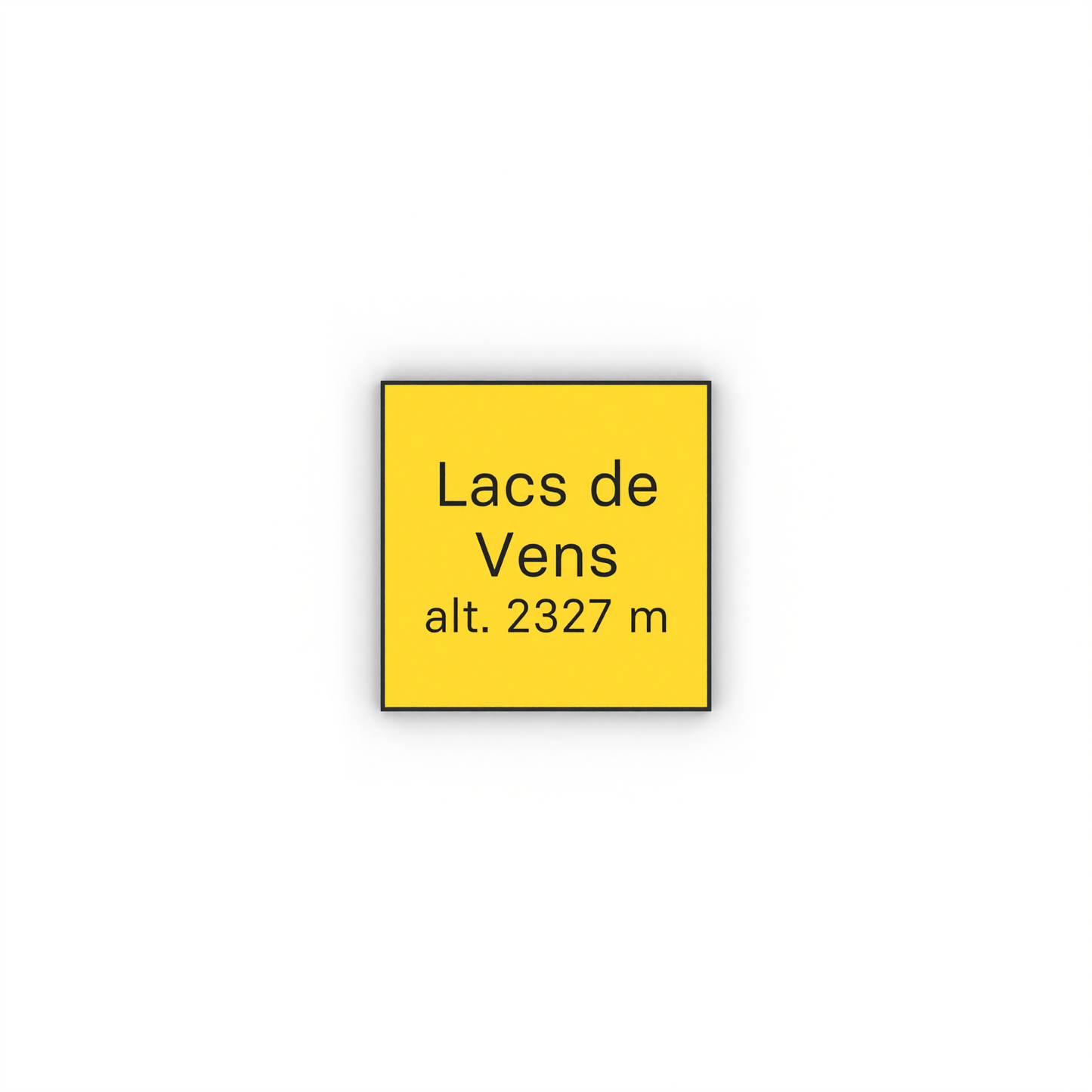 Lacs de Vens Mon panneau de rando