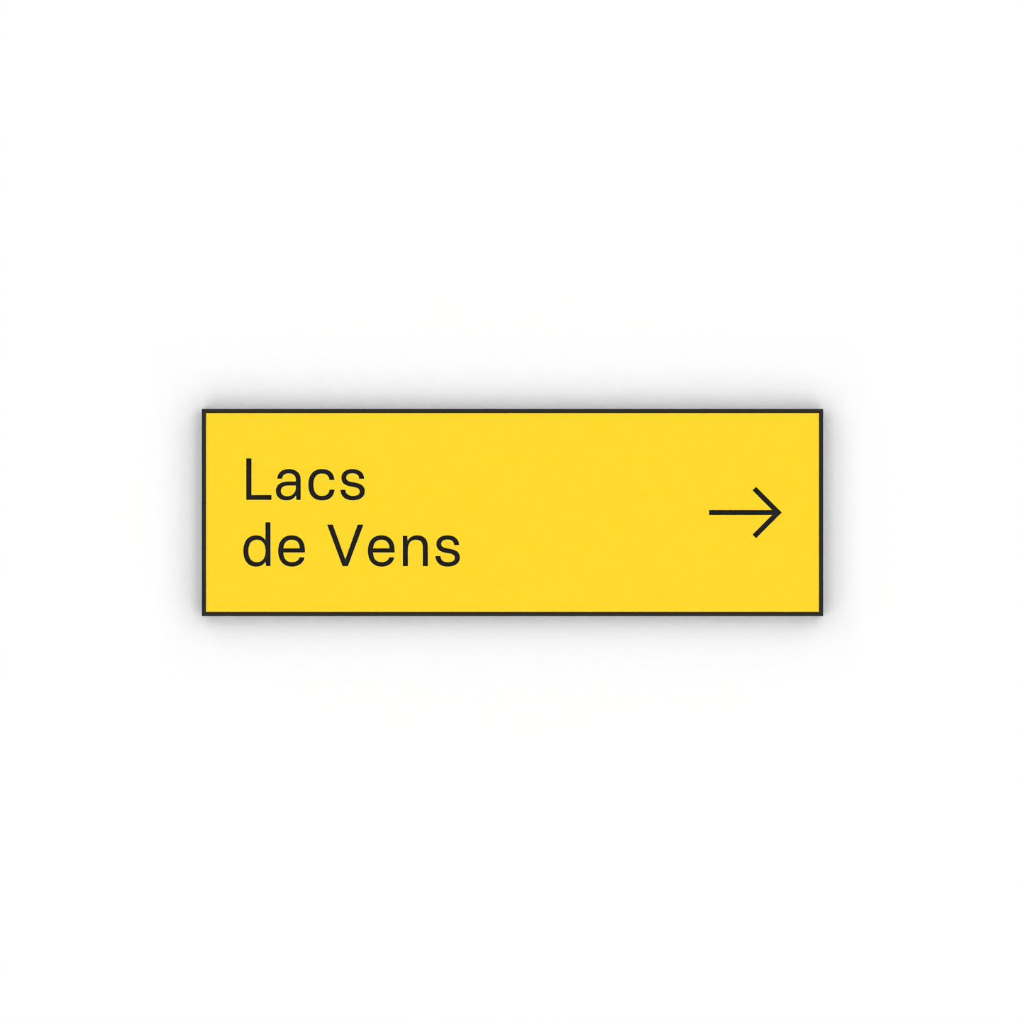 Lacs de Vens Mon panneau de rando