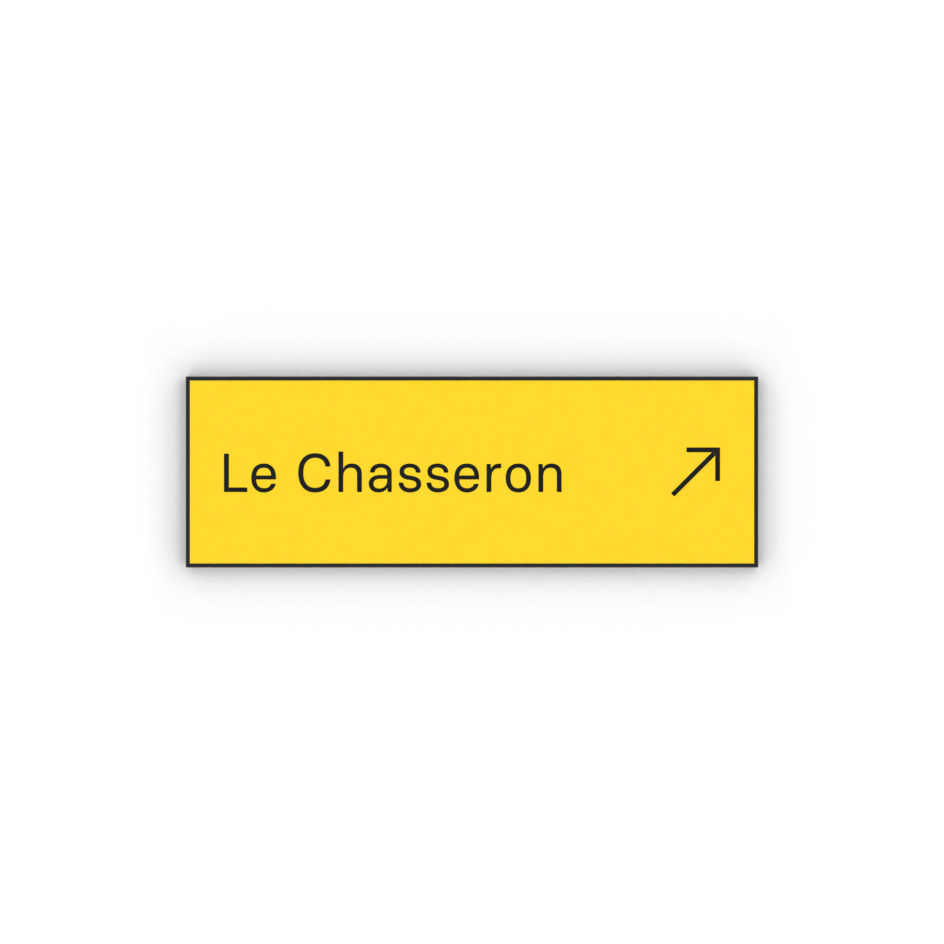 Le Chasseron Mon panneau de rando
