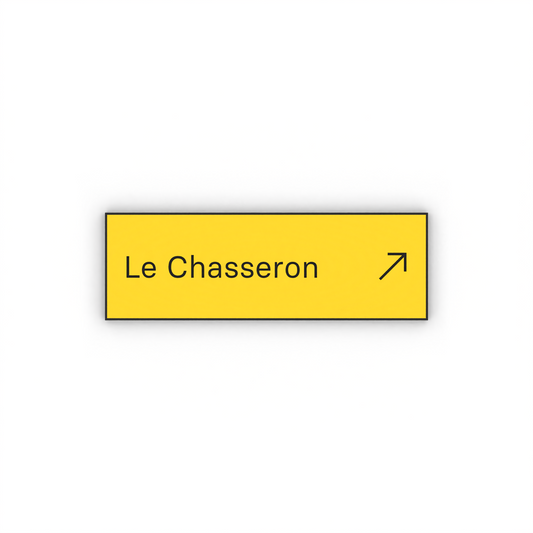 Le Chasseron Mon panneau de rando