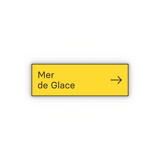 Mer de Glace Mon panneau de rando