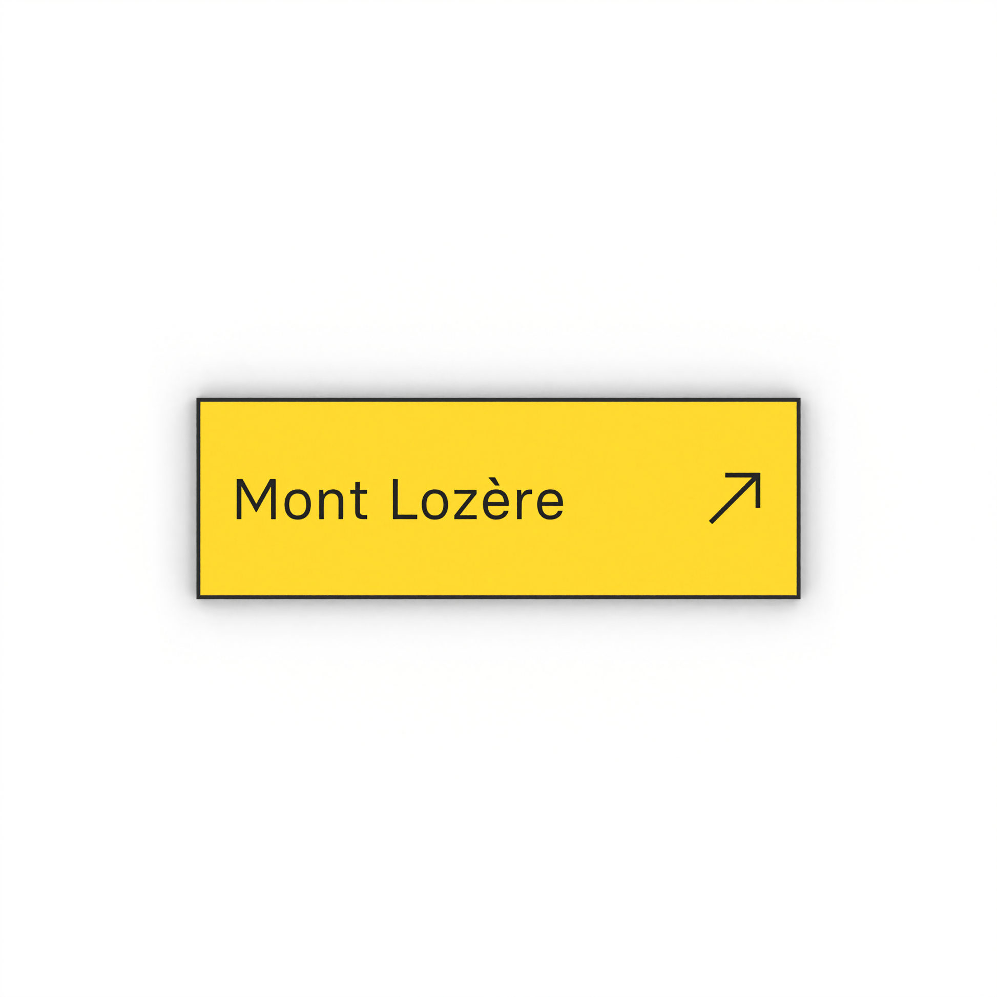 Mont Lozère Mon panneau de rando
