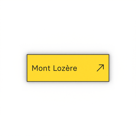 Mont Lozère Mon panneau de rando
