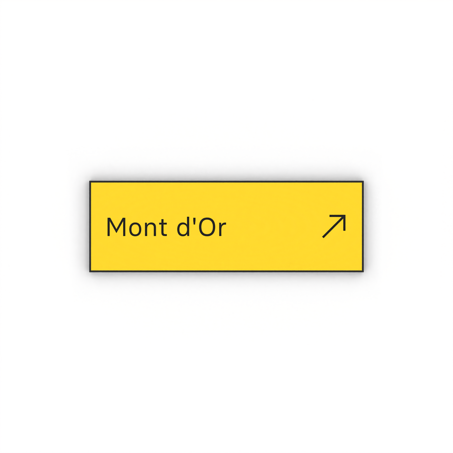 Mont d'Or Mon panneau de rando