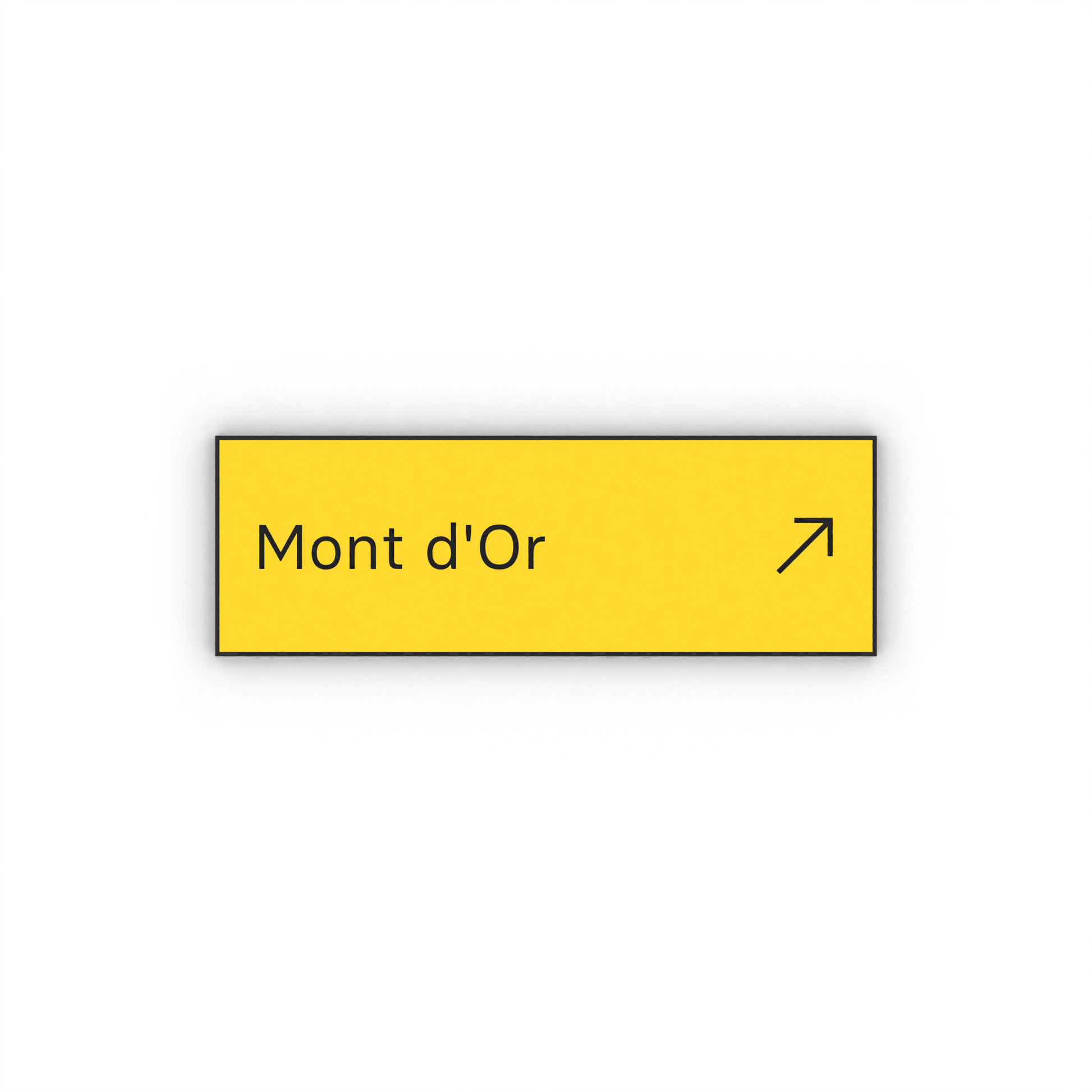 Mont d'Or Mon panneau de rando