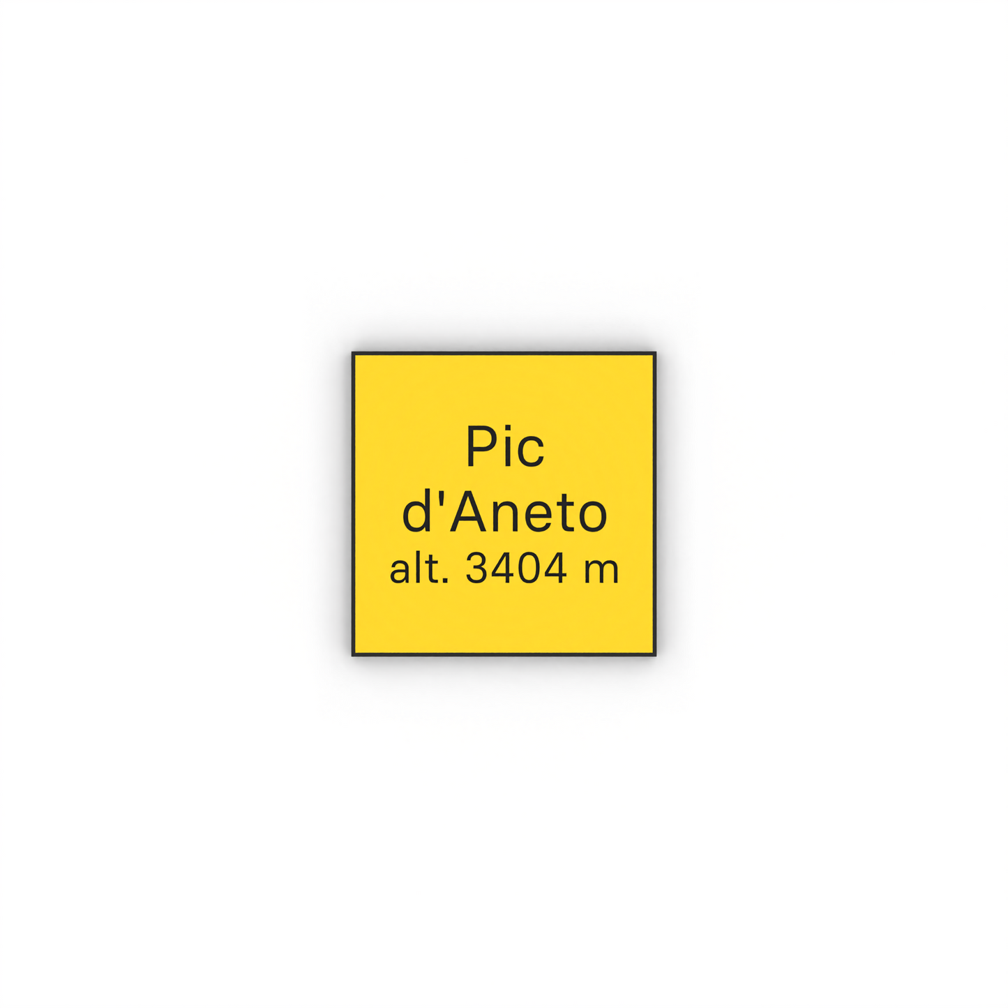 Pic d'Aneto Mon panneau de rando
