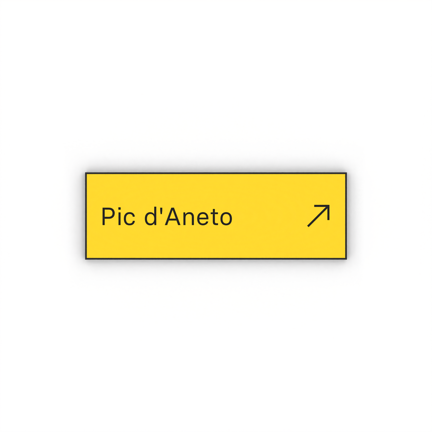 Pic d'Aneto Mon panneau de rando