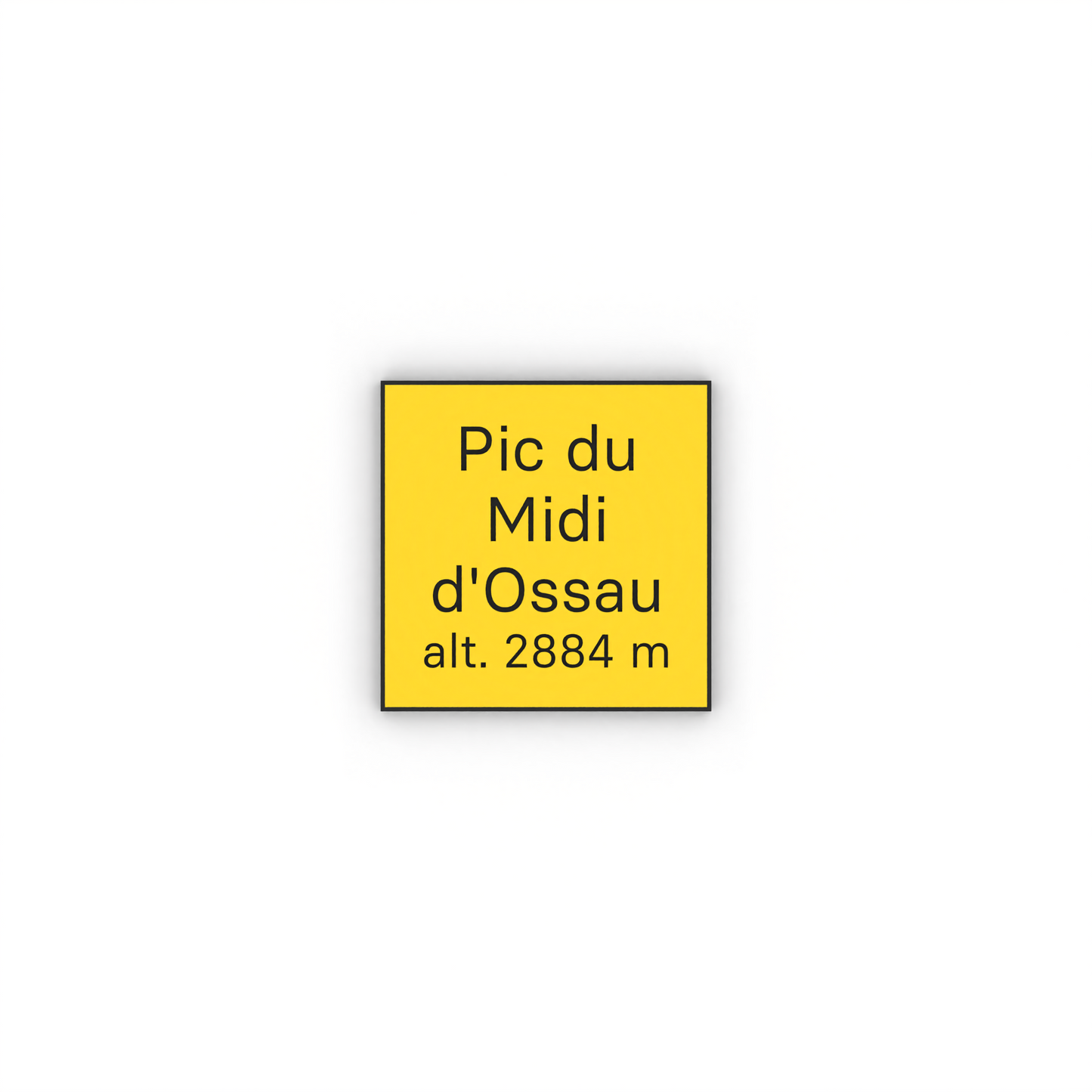 Pic du Midi d'Ossau Mon panneau de rando