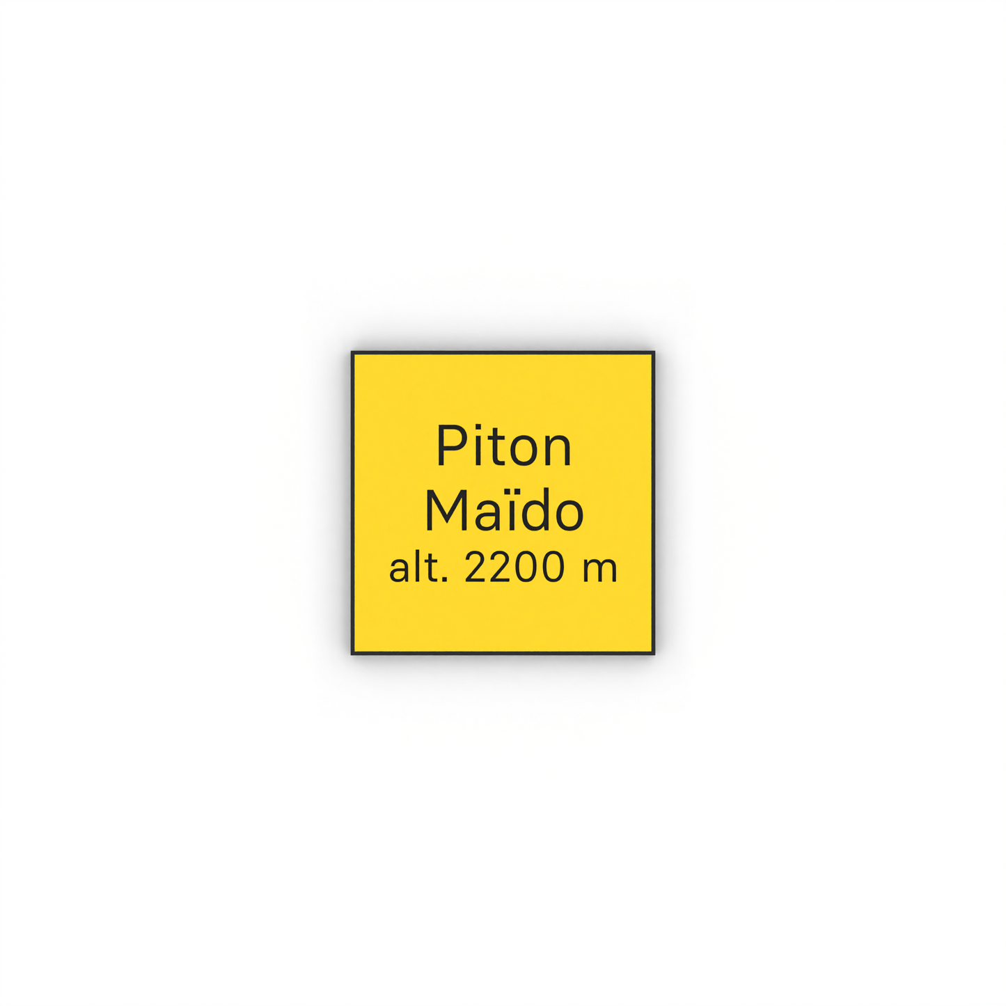 Piton Maïdo Mon panneau de rando