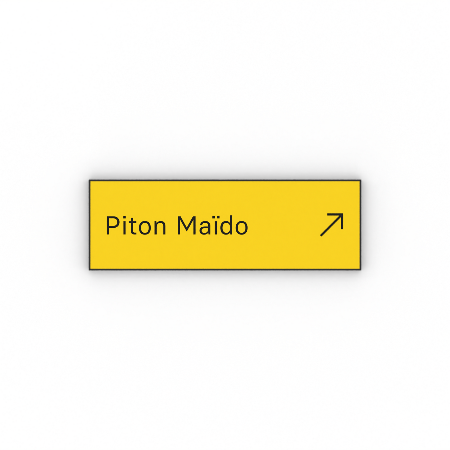 Piton Maïdo Mon panneau de rando