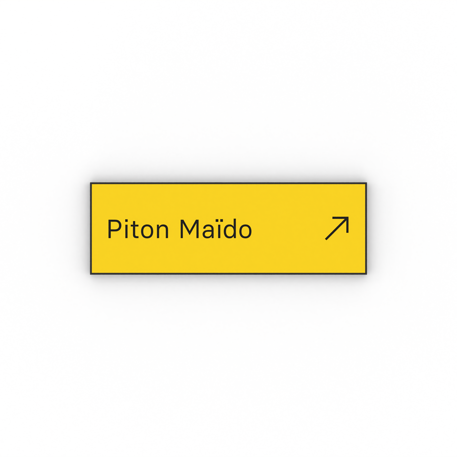 Piton Maïdo Mon panneau de rando