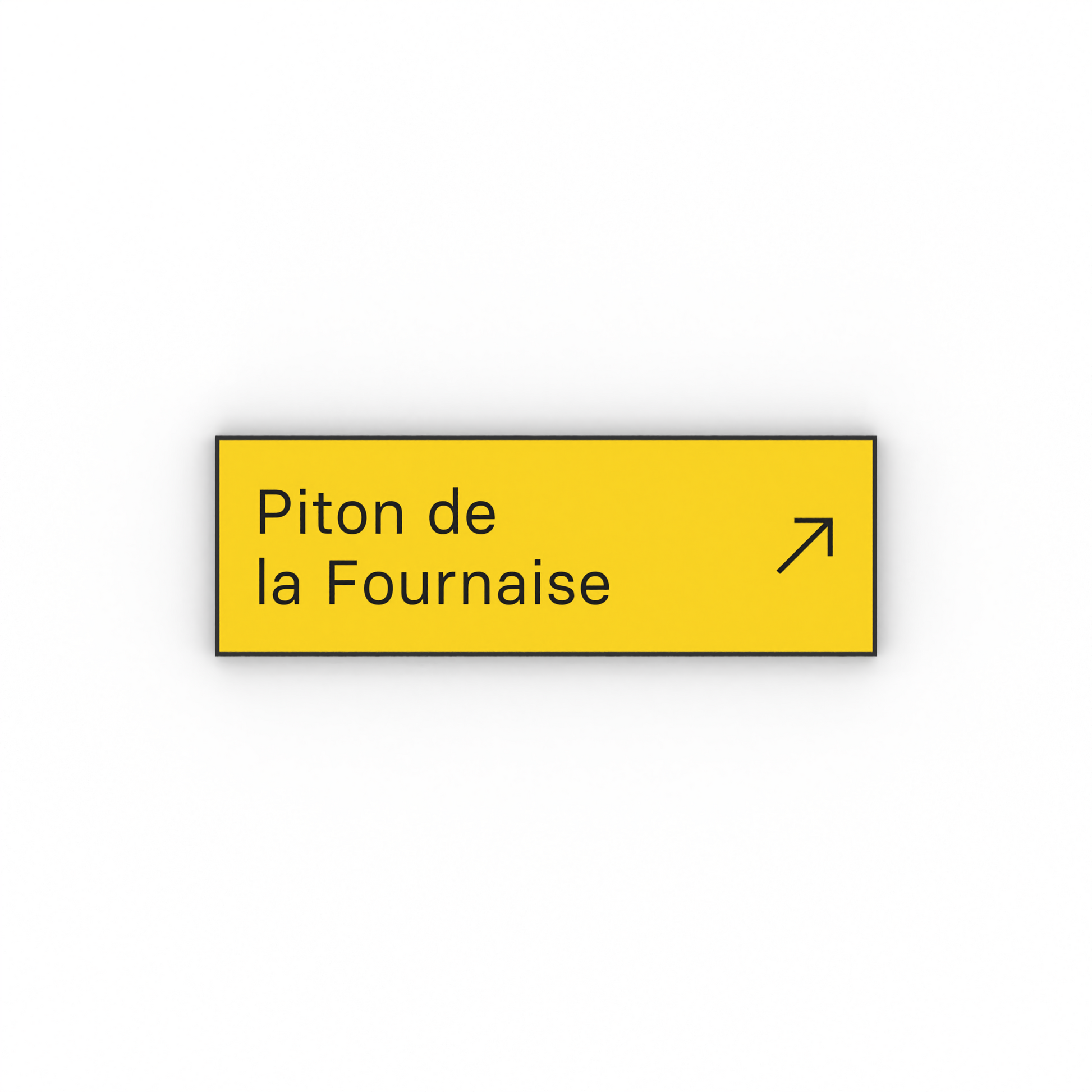 Piton de la Fournaise Mon panneau de rando