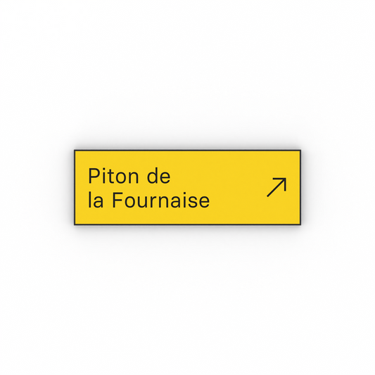 Piton de la Fournaise Mon panneau de rando