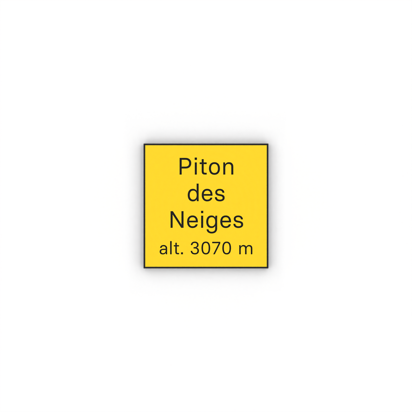 Piton des Neiges Mon panneau de rando