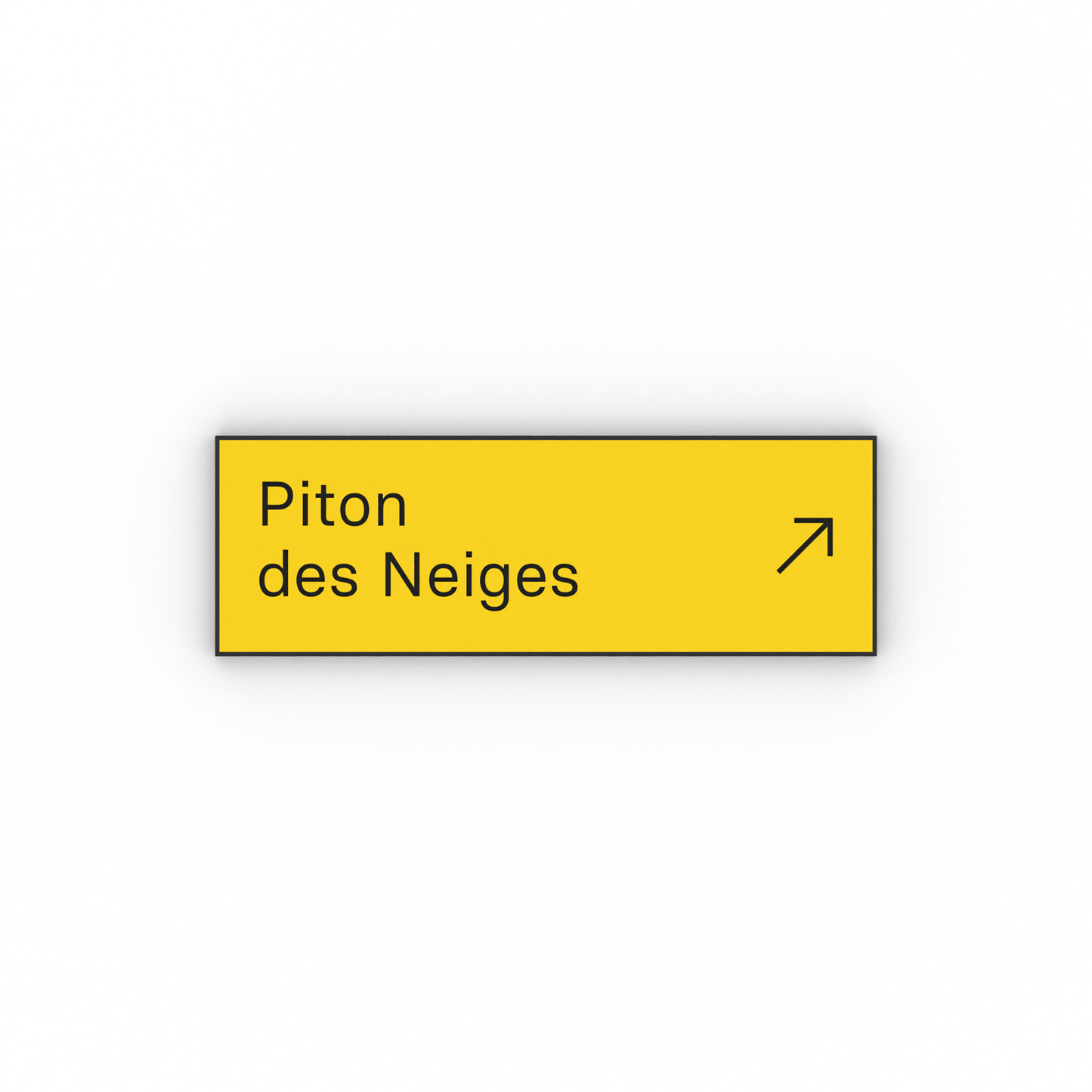 Piton des Neiges Mon panneau de rando
