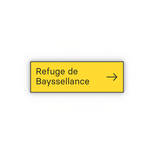 Refuge de Bayssellance Mon panneau de rando
