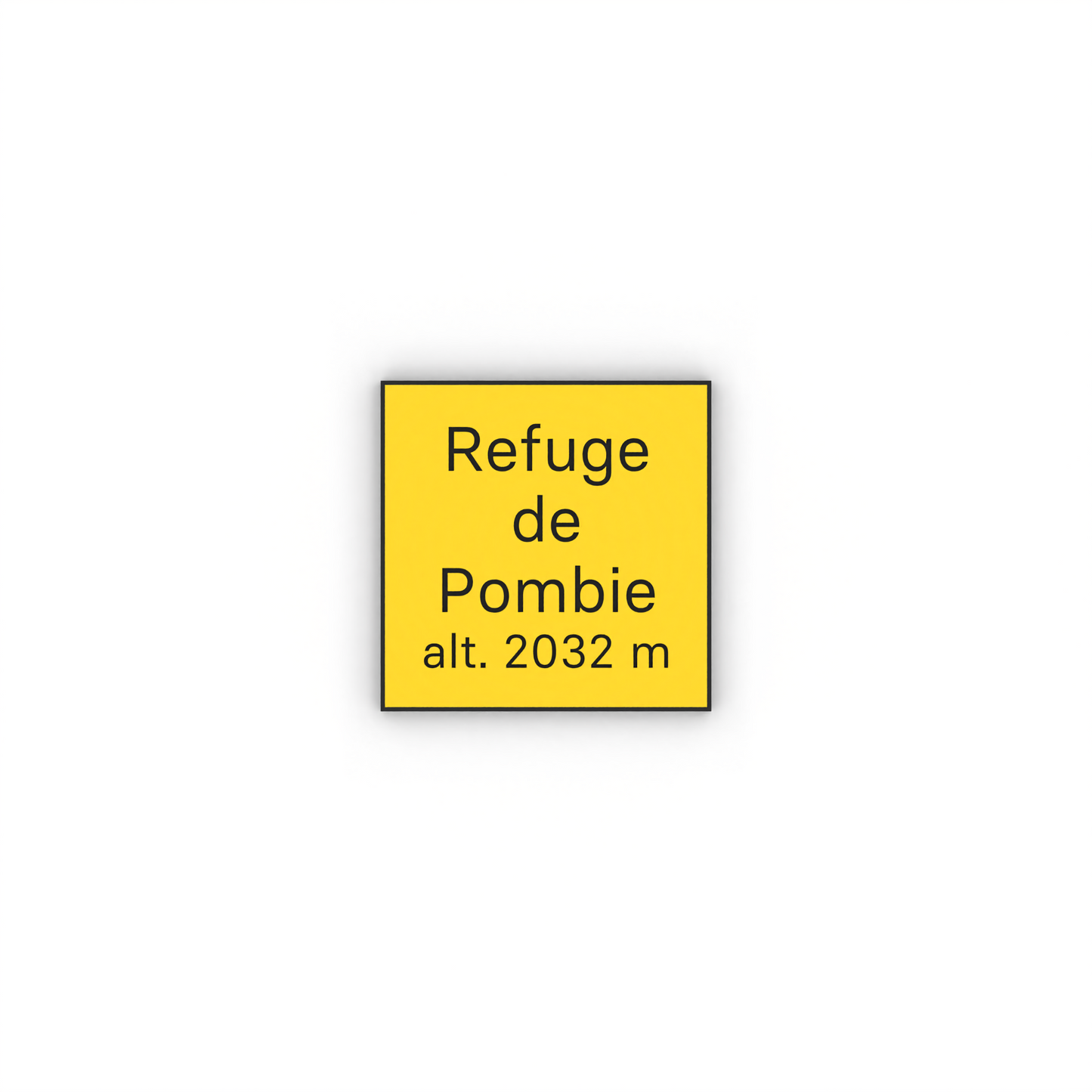 Refuge de Pombie Mon panneau de rando