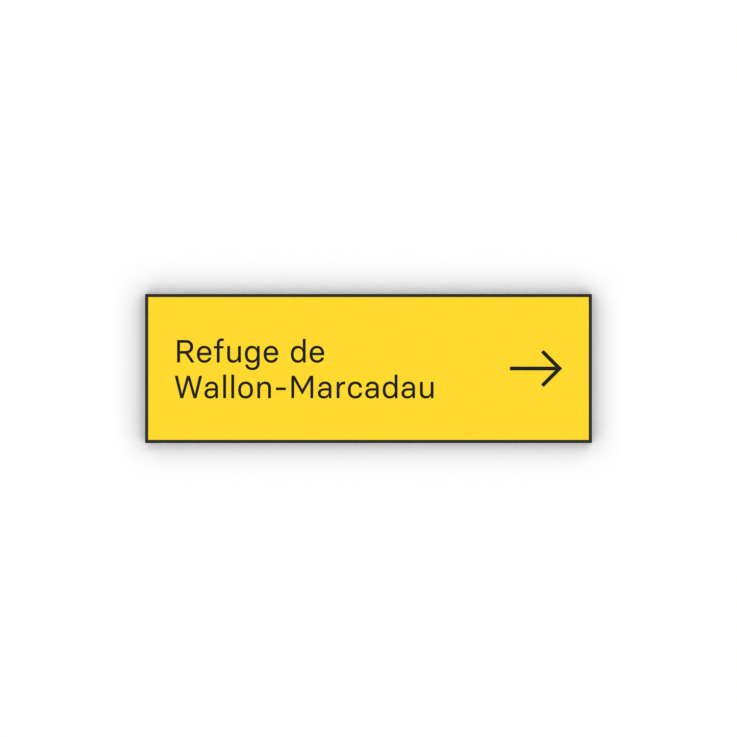 Refuge de Wallon-Marcadau Mon panneau de rando