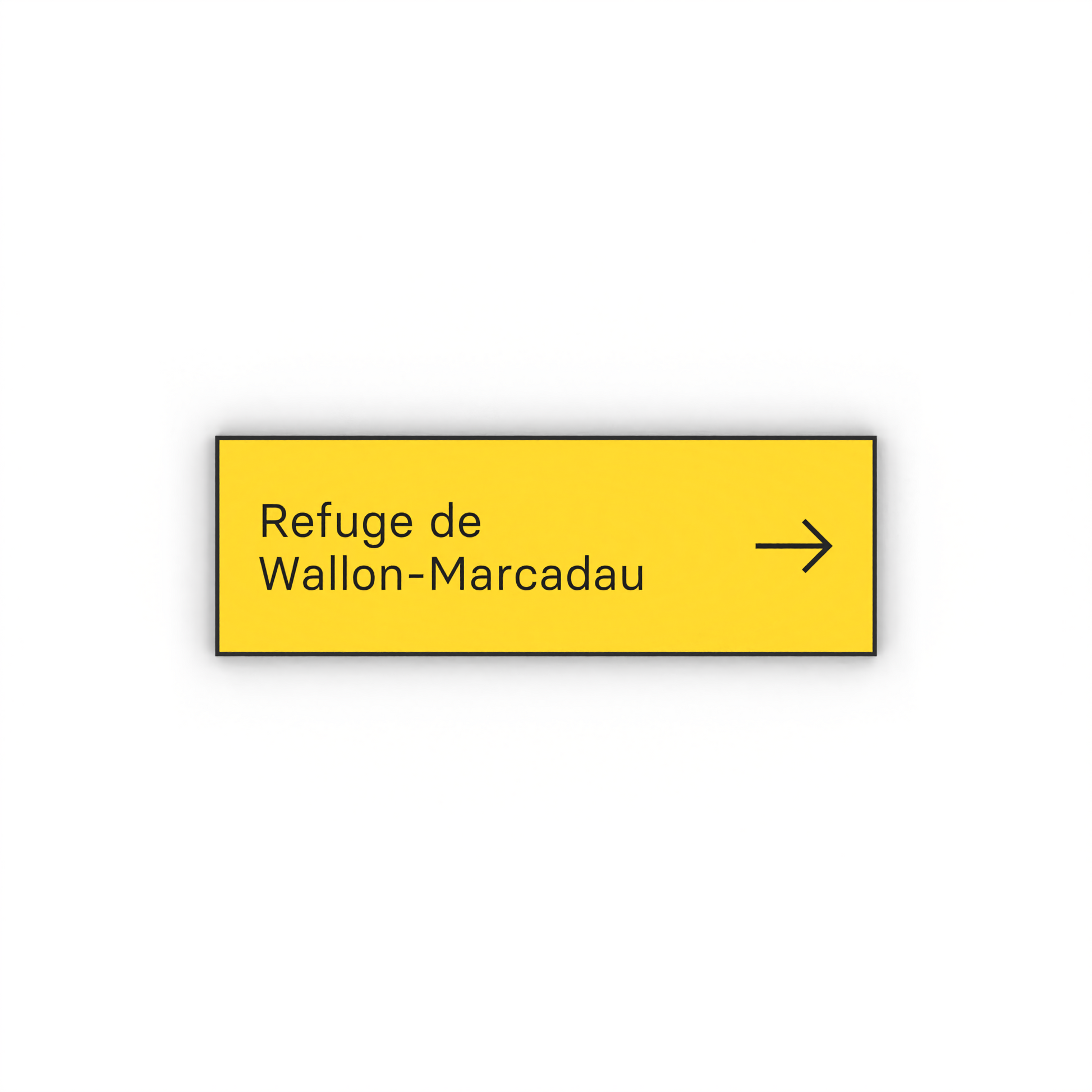 Refuge de Wallon-Marcadau Mon panneau de rando