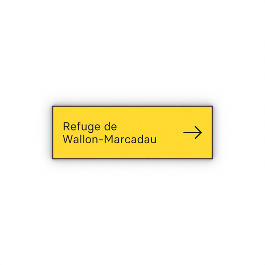 Refuge de Wallon-Marcadau Mon panneau de rando