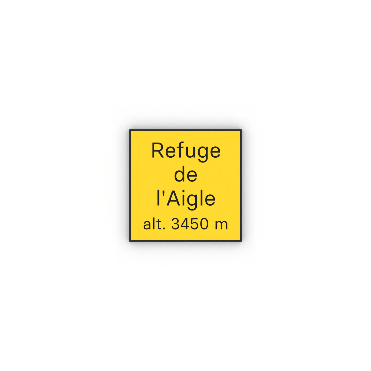 Refuge de l'Aigle Mon panneau de rando
