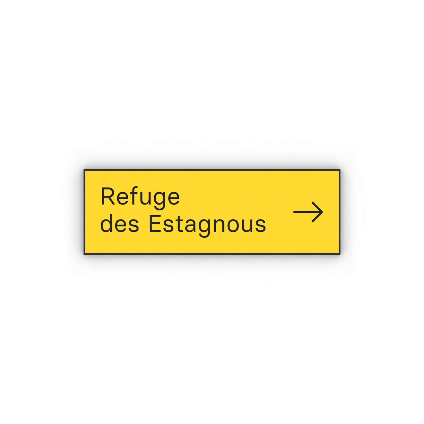 Refuge des Estagnous Mon panneau de rando