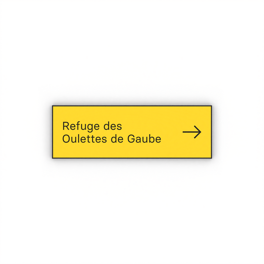 Refuge des Oulettes de Gaube Mon panneau de rando