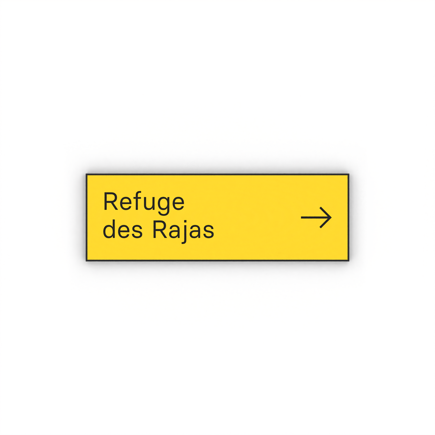 Refuge des Rajas Mon panneau de rando