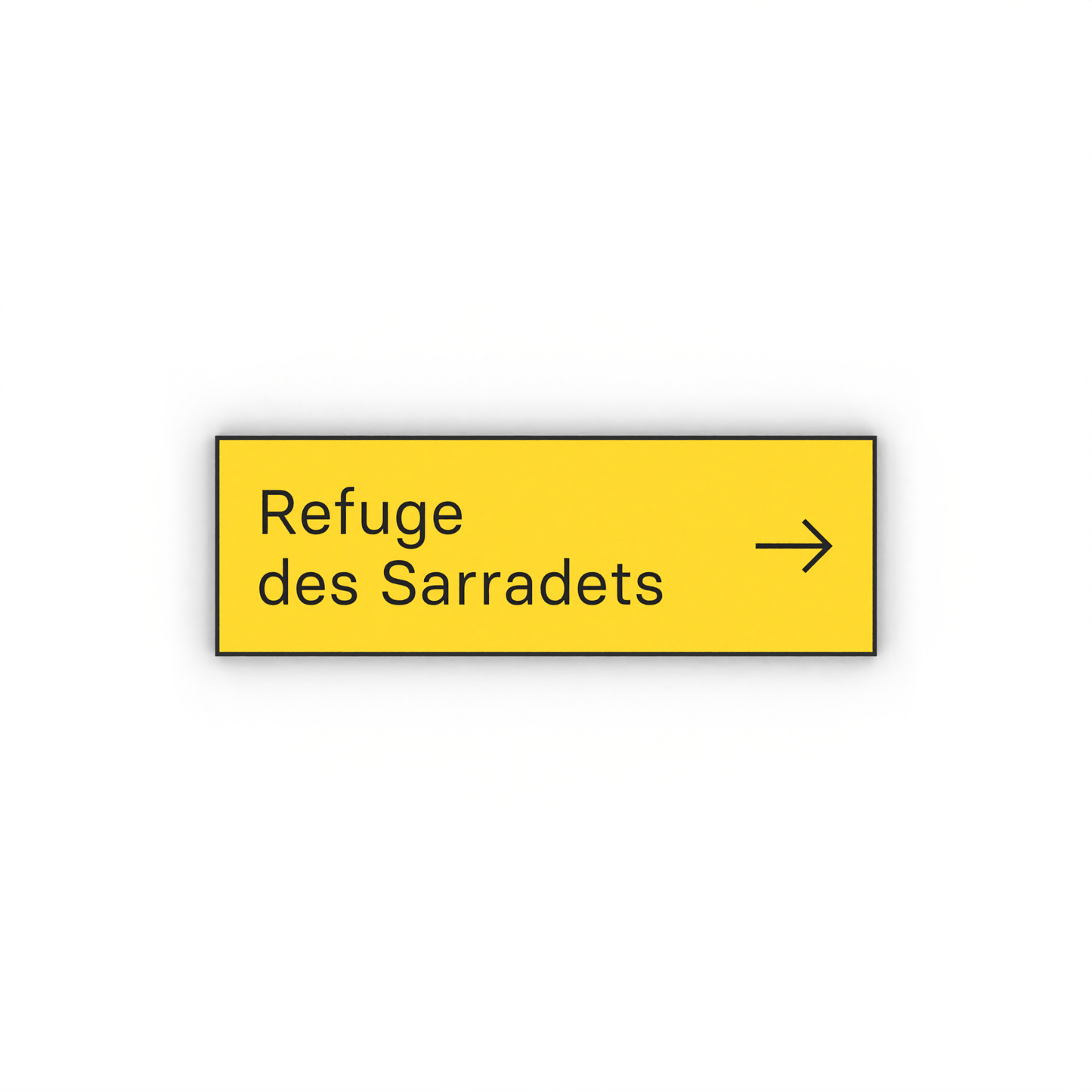 Refuge des Sarradets Mon panneau de rando