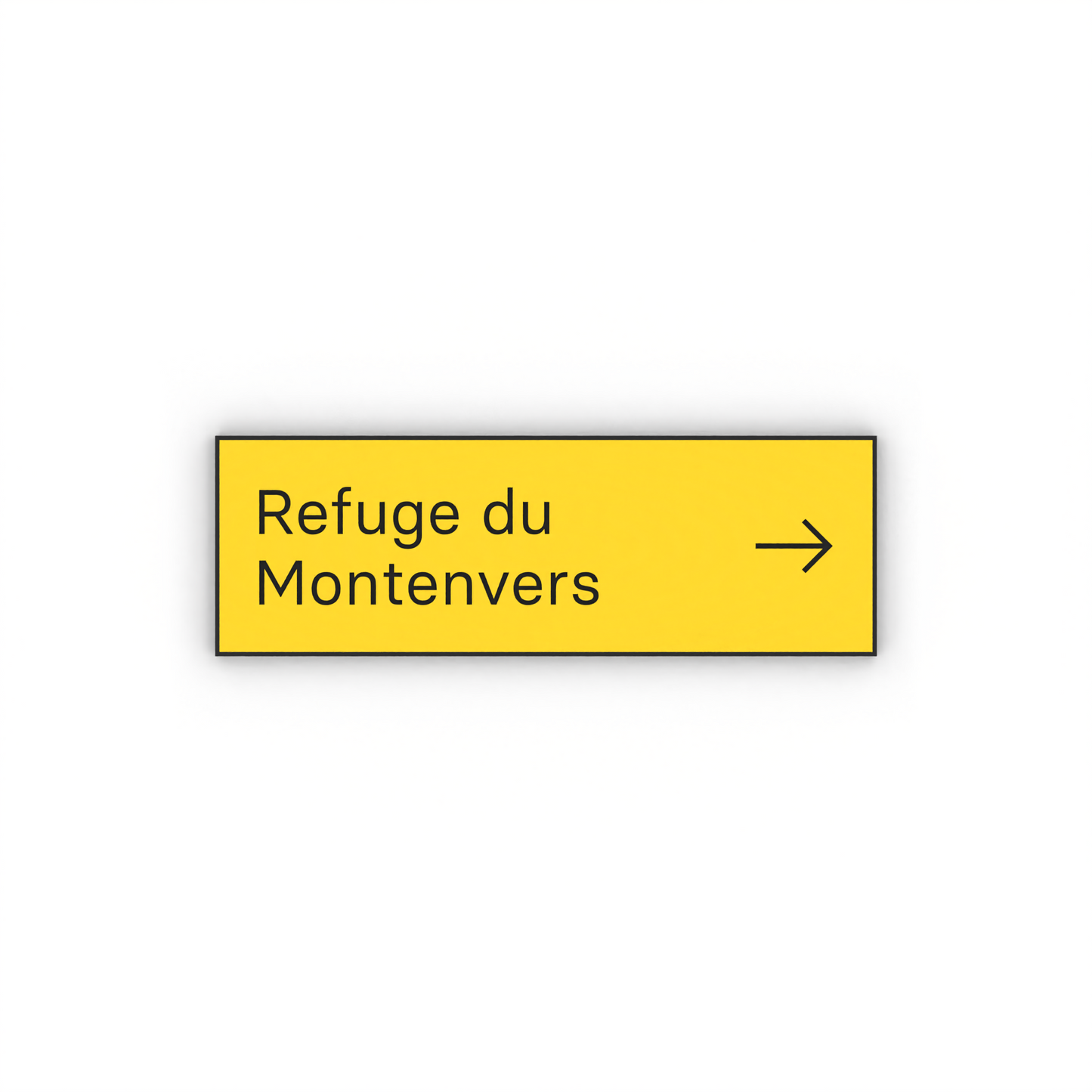 Refuge du Montenvers Mon panneau de rando